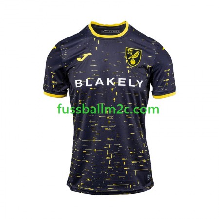 Fußballtrikots Norwich City Auswärts Trikotsatz 2024-2025